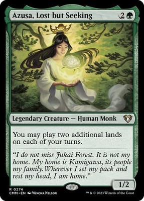 Azusa, Lost but Seeking Commander Masters Regular MTG Card Magic The Gathering