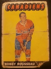 1965-66 Topps Bobby Rousseau Hockey Card #70