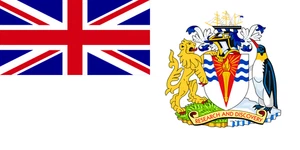 British Antarctic Territory Flag Self Adhesive Sticker