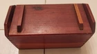 civil war souvenir JENNIE WADE TINY DOUGH BOX NM primitive