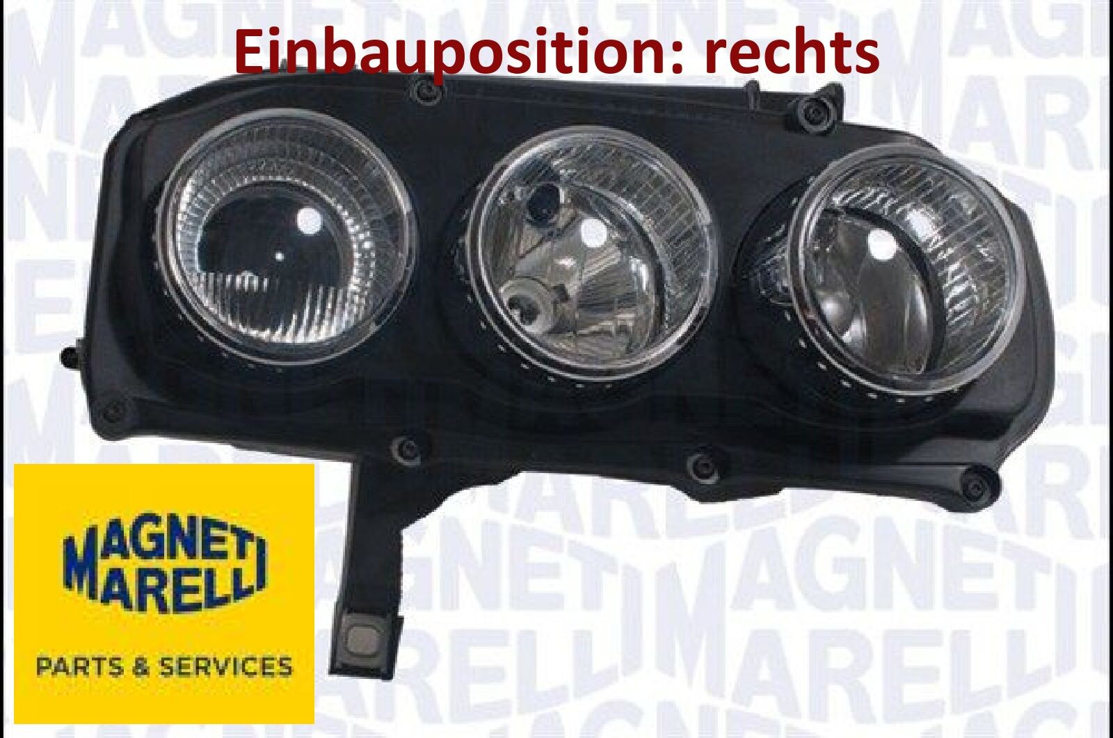 MAGNETI MARELLI 712428201129 Hauptscheinwerfer rechts Scheinwerfer