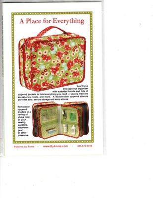 Patterns by Annie, A place for everything organizer bag