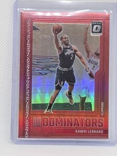 2023-24 Panini Donruss Optic - Elite Dominators Kawhi Leonard #2 Red Prizm /99