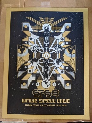 SOUND TRIBE SECTOR 9  STS9 WAVESPELL   Live Poster MINT Signed & Numbered. 2019