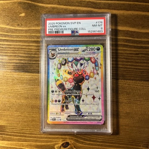 PSA 8 Umbreon ex SVP176 Sv: Scarlet & Violet Promo Cards Holo