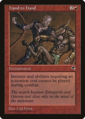 Tempest Hand to Hand MTG Magic the Gathering NM