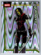 2026 Topps Chrome Marvel Comics #40 Gamora RayWave Refractor
