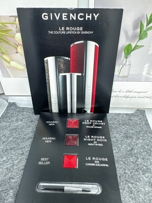 GIVENCHY Le Rouge The Couture Lippenstift Musterkarte - 3 Farben mit Applikator