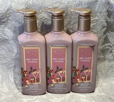 LOT 3 Bath  Body Works Mrs. Claus Cocktail Gel Cleansing Hand Soap 8 fl oz each