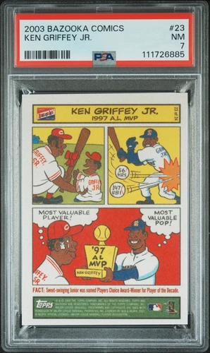 2003 Bazooka Comics #23 Ken Griffey Jr. PSA 7
