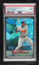 1997 Flair Showcase Legacy Collection Row 2 /100 Eric Karros #69 PSA 9 MINT b4d