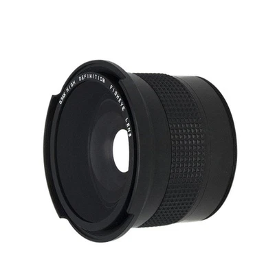 58MM 0.35X Detachable Macro Fisheye Lens Wide Angle For Canon SLR DSLR Camera H - Image 1 of 4