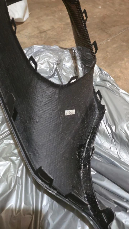 Carbon Fiber Front Bumper Canards Trims for Mercedes W222 S63 S65 AMG 2018–2020  - Image 4 of 4