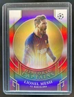 2024-25 Topps UEFA Lionel Messi Historic Captains Red Foilboard #4/5 Barcelona