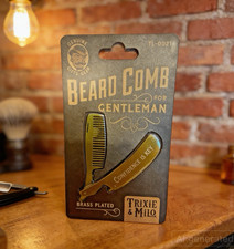 Quality Trixie  Milo Folding Beard  Mustache Comb...FREE SHIPPING 
