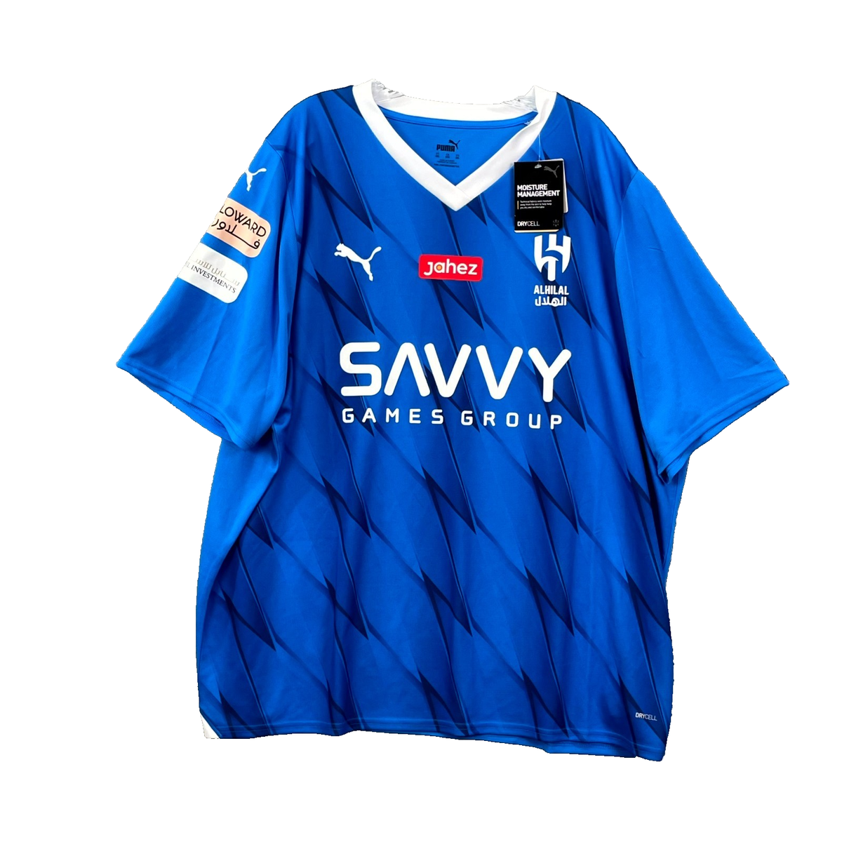 Puma Al-Hilal FC Home Jersey Mens 3XL Blue Neymar Jr #10 Saudi Pro