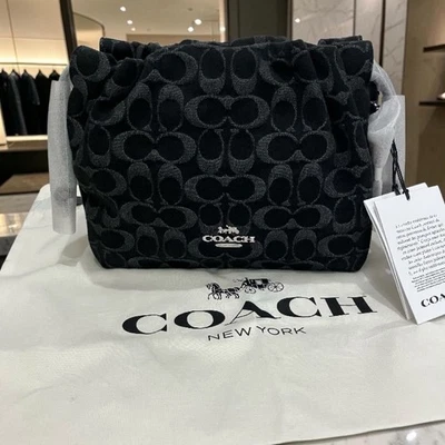 バッグ Coach Signature Drawstring Bucket Bag 2W Coach Signature Bucket Bag for sale - eBay