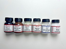 Angelus Acrylic Leather Paint 1 oz Lot of 6 New Unopened  Satin Finisher