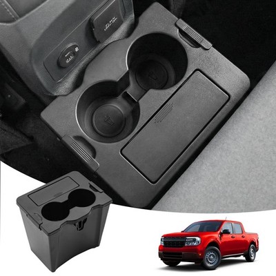 Trash Can for 2022-2026 Ford Maverick Multi-Function with Cup Holder ABS Plastic