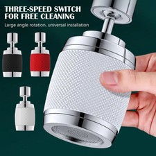 3 Modes Universal Kitchen Faucet Adapter Spray Water Saving Tap Nozzle 360 Rotat