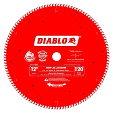 Diablo D12120N 12" x 120 Tooth Thin Aluminum Cutting Saw Blade