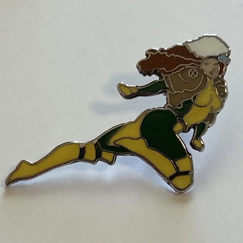 VINTAGE MARVEL COMICS PLANET STUDIOS ROGUE X-MEN PIN BADGE 1993