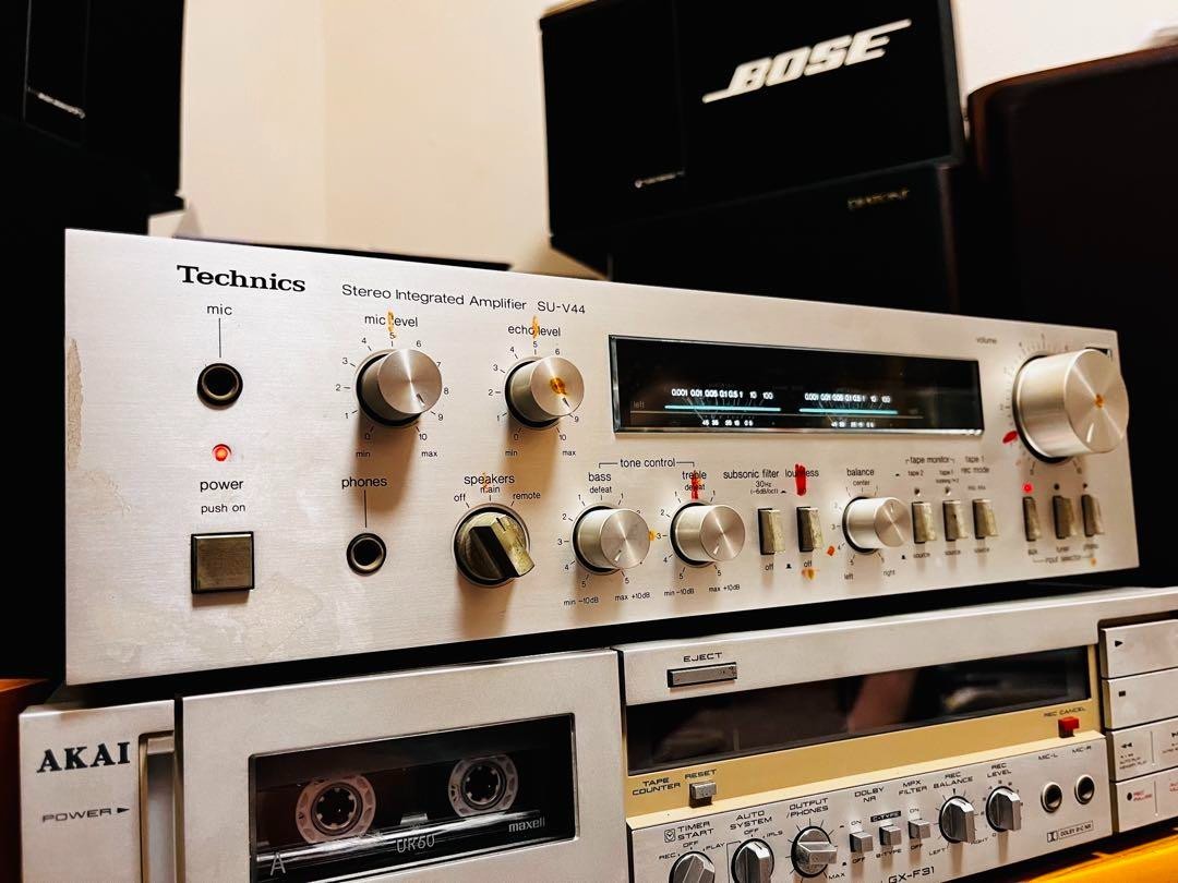 Technics Stereo Amplifier SU-V44 1981 working Integrated amplifier