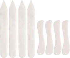 8 PCS Bone Folder Tool, Plastic Bone Folder Paper Creaser Set Scoring Tool for P