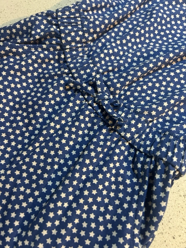 儿童蓝色和白色连身裤 — 第 3/4 张图片