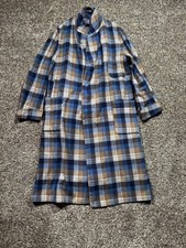 Vintage Pendleton Plaid Wool Robe USA Read Description Moth Holes