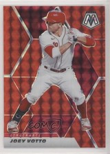 2021 Panini Mosaic Red Mosaic Prizm Joey Votto #48 0nr3
