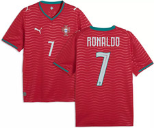 2026 Puma Portugal Home Ronaldo #7 CR7 Men Soccer Jersey Red | Camiseta Futbol