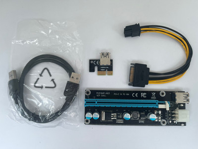 PCE164P-N03 VER 006E PCI-E 1X AUF 16X Powered Riser Adapter Karte 3.0 Erweiterung