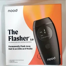 😱😱BRAND NEW SEALED Nood The Flasher 2.0 IPL Laser Hair Removal Handset- Black