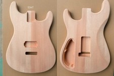 Unfinished Electric Guitar Body Mahogany Wood DIY electric Guitar ST Style H