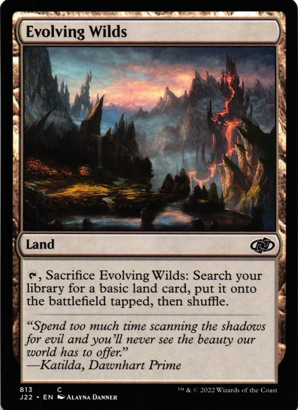 MTG TCG - Evolving Wilds 813 Jumpstart 2022 - NM