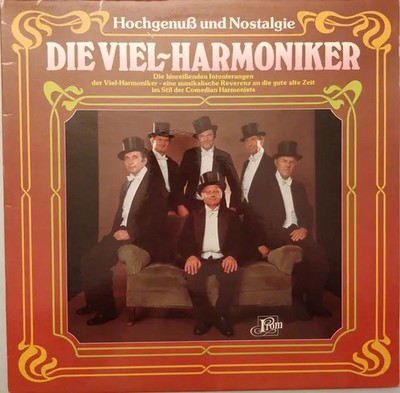 Die Viel-Harmonikern Hochgenuß Und Nostalgie NEAR MINT Prom Vinyl LP