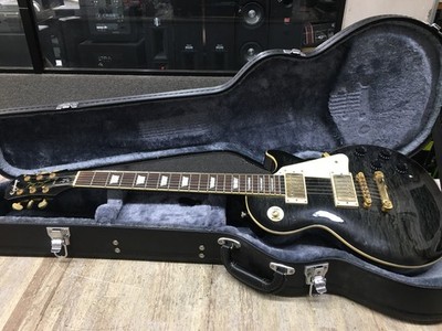 Epiphone Les Paul Ultra II Trans Black Solid Body Electric Guitar w/ Case