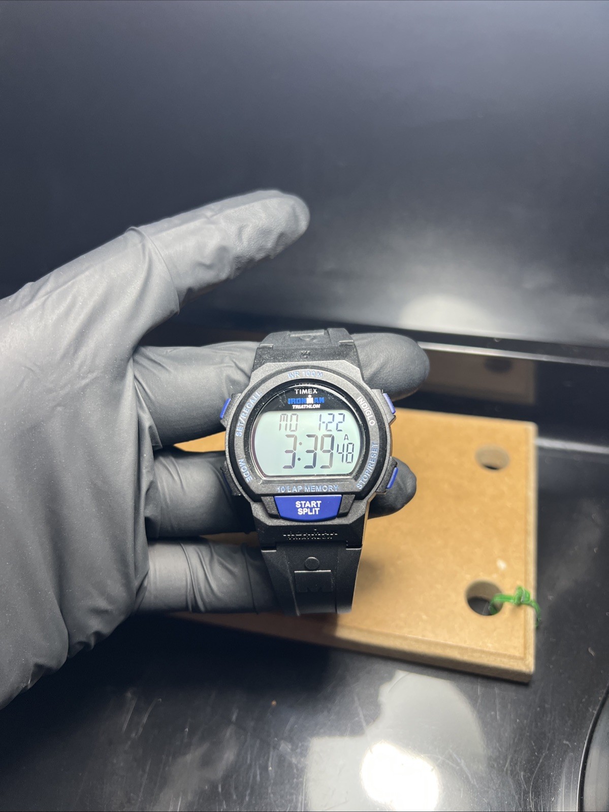 Timex Ironman Watch Men Indiglo 39mm Black Digita… - image 1