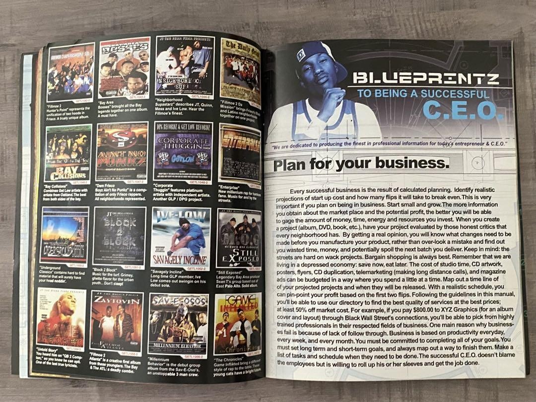 Jt The Bigga Figga Ceo Manual G-Luv G-Rap Business Guidebook