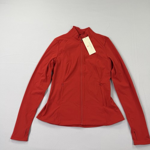 Sweaty Betty Power Workout Zip Through Jacket Cardinal Red Women’s M NWT