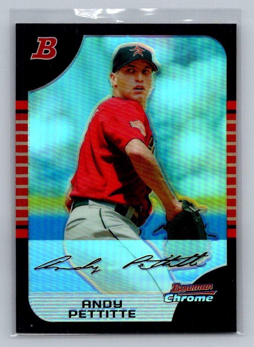 2005 Bowman Chrome Andy Pettitte Refractor Houston Astros #7