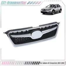 New For Subaru XV Crosstrek 2013-15 Front Black Chrome Bumper Grille Assembly