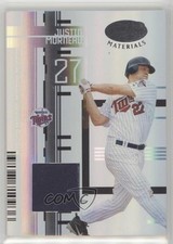 2005 Leaf Certified Materials Mirror White Jerseys 55/100 Justin Morneau #82 1o3
