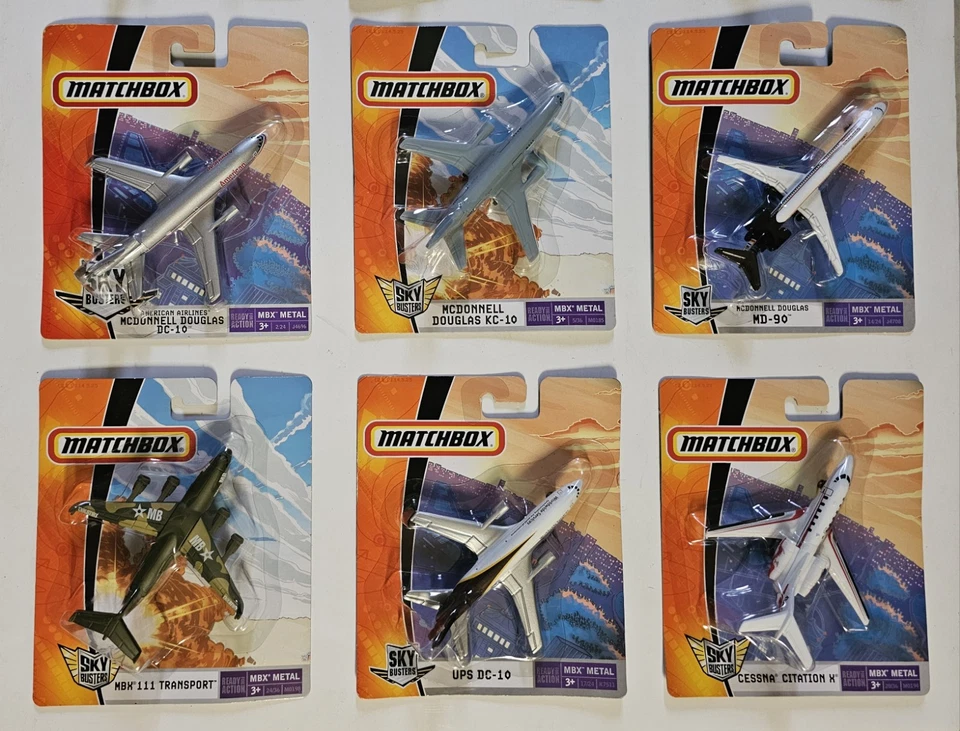 Matchbox Sky Busters (Boeing, DHL, McDonnell, Etc.) 1:64 Diecast No Duplicates - Image 3 of 4