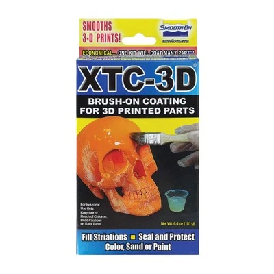 Smooth-On XTC-3D Epoxy Coating for 3D Prints (6.4 Oz. Unit)