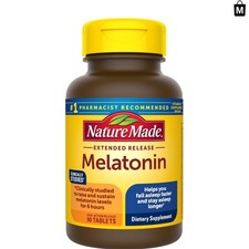 90 Count Melatonin 4mg Tablets, Gluten Free Sleep Supplement for Adults