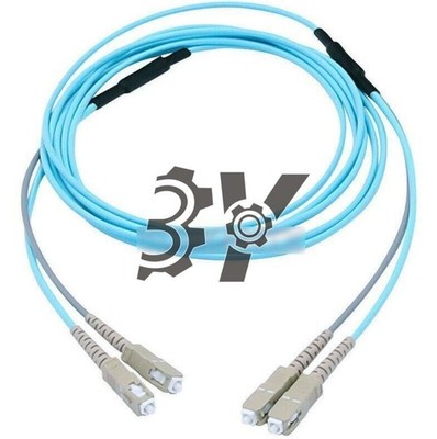 30m Armored Fiber Cable SC-SC MM 10G OM3 Duplex Fiber Optical Patch Cord 50/125 