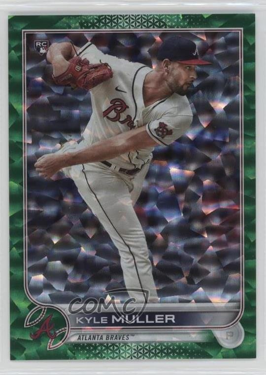 2022 Topps Series 1 Green Foil 370/499 Kyle Muller #30 Rookie RC oc3