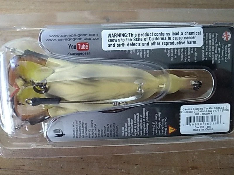 Savage Gear 3D Suicide Duck: Topwater/Wakebait/Buzzbait/Plopper D-110-WD - Image 2 of 3